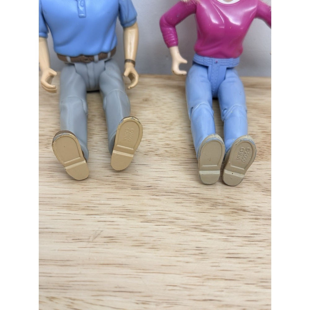 Vintage 2000 Loving Family Dollhouse Mother/Mom And Father/Dad Dolls #9 - Picture 4 of 8